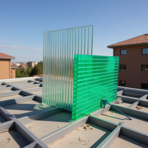 Pannello PC Elite Sunlight 6mm Verde Erba Trasparente 2,44M Skylight - Product Image 2