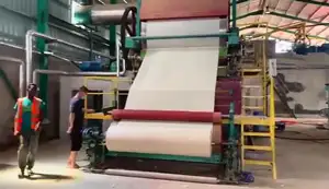 ماكينات تصنيع مناديل ورقية من لب البامبو وسترة الأرز