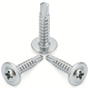Vis autotaraudeuse Bibo Yaente Factory en acier inoxydable 410, à tête cylindrique, avec rondelle en queue d'aronde, grande vis à tête ronde, métrique - Product Image 1