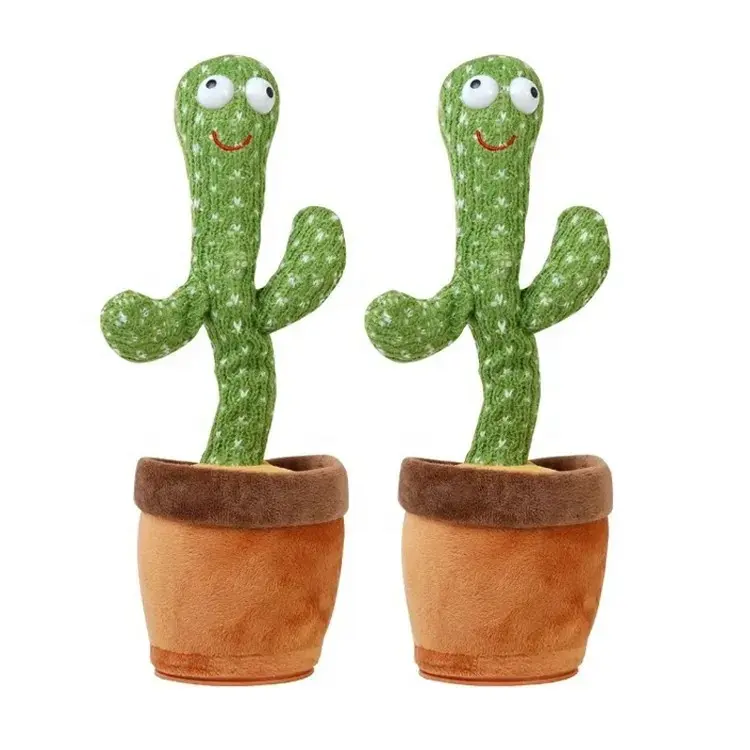 Giocattolo più venduto che parla di ripetizione cantando soleggiata giocattolo Cactus soleggiata il Cactus canta ripetendo i giocattoli di peluche parlanti elettrici