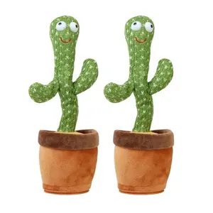 Best Selling Toy Talking Repeat Singing Sunny Cactus Toy Sunny The Cactus Sing Repeat Dancing Electric Talking Plush Toys