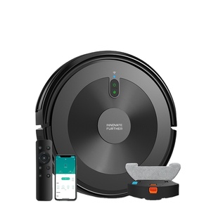 Aspirateur robot Bagotte 3-en-1 avec fonction de lavage et de balayage, contrôlé par Wi-Fi, pour la maison et le garage, alimenté par batterie, vente en gros de robots aspirateurs - Product Image 1