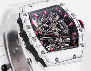 Reloj Mecánico Automático de Alta Calidad 3802 Tourbillon, Caja de Fibra de Carbono, Correa de Goma Deportiva de Lujo con Diseño Hueco - Product Image 3