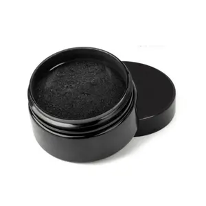 Pot de pommade en plastique noir de taille familiale supérieure pot cosmétique avec couvercle à clip pour la fabrication de soins de la peau du visage en gel pour cheveux