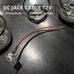 Kabel Jack DC Tembaga PVC Pasokan Pabrik 5.5x2.1mm 12V 2-inti 2A Kabel Catu Daya Tegangan Rendah - Product Image 3