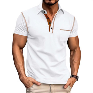 Polo da Uomo Estivo 2026 di Alta Qualità, Slim Fit, Casual, Sofisticato, Elegante, Comodo, con Tasche, per Sport e Tempo Libero - Product Image 1