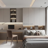 Lit tatami pour enfants avec bureau d'étude et étagère à livres pour petit espace, lit tatami en bois massif pour enfants avec grand placard de rangement