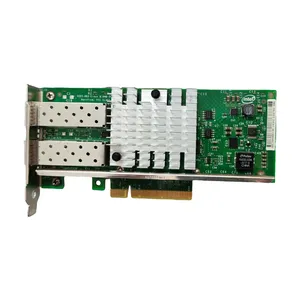 Oldukça kaliteli fiyat stokta X520-DA2 yeni 10 Gigabit çift bağlantı SFP + ağ kartı PCIe2.0 X8 yonga seti Intel Ethernet WIF