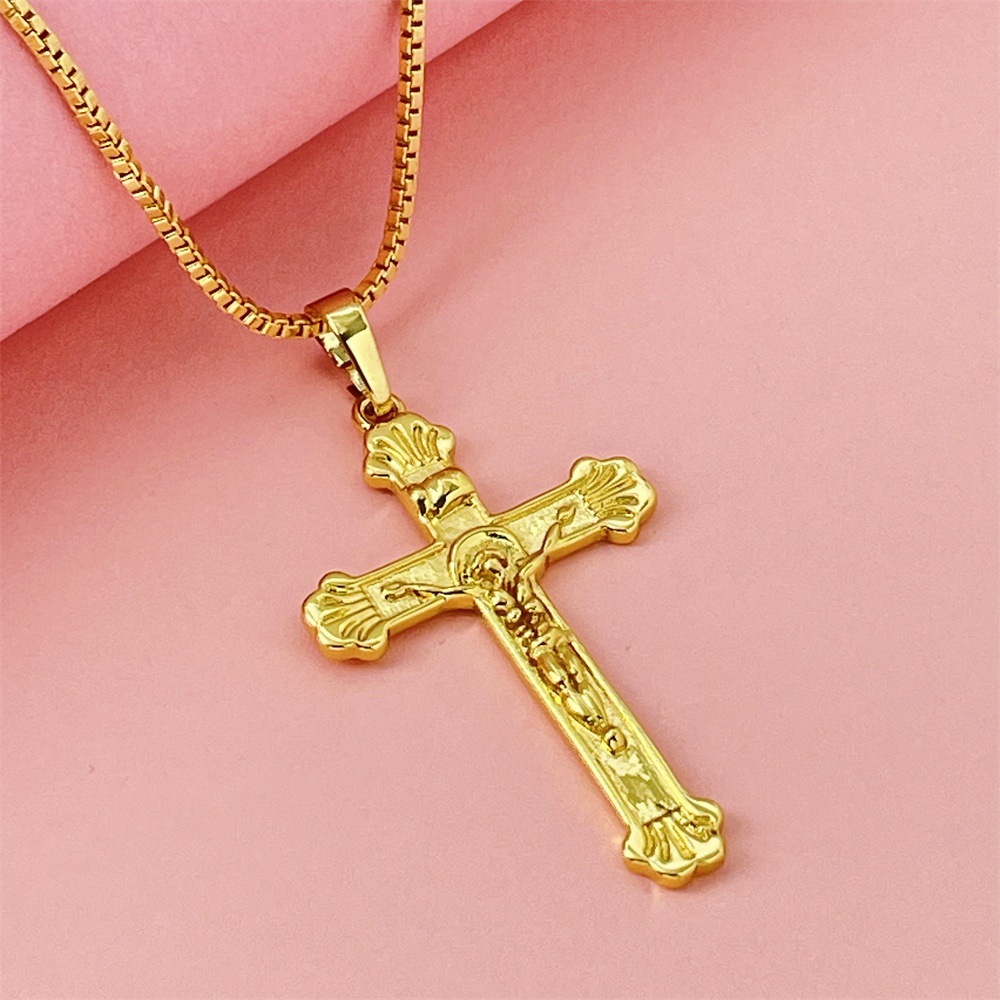 ladies cross necklace