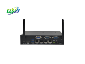 Mini PC Industri Tanpa Kipas Intel Celeron J1900/Pentium J2900 MAX 8GB RAM <span class=keywords><strong>DDR3</strong></span> 4/<span class=keywords><strong>3</strong></span> Port LAN RS232/485 COM IPC Embedded Daya Rendah - Product Image 1