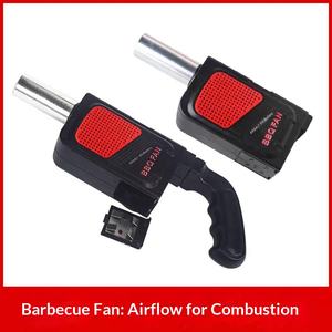 Ventilateur électrique portable pour barbecue, souffleur d'air, sans fil, allumeur de charbon de bois, camping en plein air, pique-nique, <span class=keywords><strong>cheminée</strong></span>, outil d'allumage rapide - Product Image 5