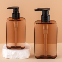 Emballage cosmétique en plastique rond personnalisé, flacon de lotion pour le corps et de shampooing de luxe pour hôtel, 200 ml, 300 ml