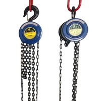 Palans à chaîne manuels HSZ pour usage domestique, vente en gros du fabricant, 1/2/3/5T, bleu/jaune, grue de levage manuelle de 3 mètres