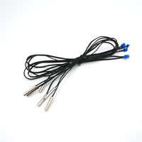 Sensores de temperatura NTC tipo brida 5K 10K 50K 100K Sonda de acero inoxidable para aplicaciones de termistor de caldera