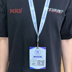 カスタムプラスチックPVC従業員<span class=keywords><strong>ID</strong></span>カードデジタル印刷バッジストラップ付きNFC名刺 - Product Image 5