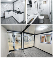 Grande maison préfabriquée en conteneur extensible de 20 pieds, 40 pieds, 30 pieds, villa de luxe préfabriquée avec 2, 3 ou 4 chambres, maison portable, casa contenedor