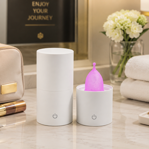 <span class=keywords><strong>Copa</strong></span> <span class=keywords><strong>Menstrual</strong></span> Inteligente Furuize con Desinfectante Táctil, Cuidado Diario, Compacta y Ecológica - Product Image 1