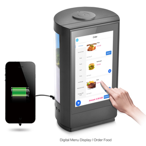 New Android Màn hình cảm ứng <span class=keywords><strong>Tabletop</strong></span> Máy nghe nhạc quảng cáo kỹ thuật số Biển 7 inch kỹ thuật số điện thoại menu ngân hàng điện - Product Image 2