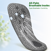 Semelles de sport respirantes pour la course à pied, massage, absorption des chocs, soutien de la voûte plantaire, amorti à haute résilience, semelle en mousse PU pour athlètes