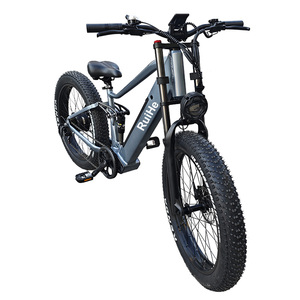 RuiHe X6 Off-Road Fat Bike Vehículo eléctrico plegable de 26 pulgadas con motor de cubo trasero y potencia de freno de disco por batería de litio - Product Image 5