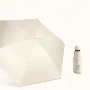 Mini Sombrilla Plegable Portátil, Protección UV, Impermeable, para Viajes y Exteriores, con Logotipo Personalizado, Proveedor Chino - Product Image 5