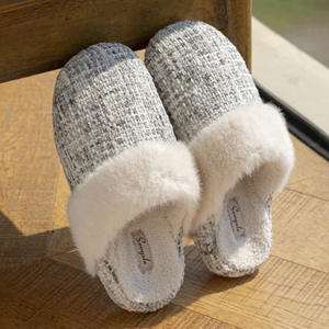Pantuflas de Algodón para Mujer para Otoño e Invierno, Aislantes para el Hogar con Forro de Felpa - Product Image 6