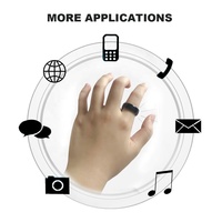 Cmrdd — anneau intelligent en céramique noire or, étanche, à la mode, rfid 13.56, nfc, programmable universel, pour contrôle d'accès
