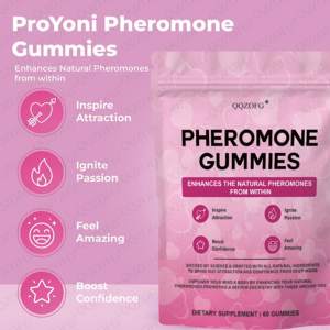 LDJ Custom ized Pheromon Gummies Slippery Elm Kräuter extrakt für Erwachsene Frauen Hormonal Balance Energy Boost Enhanced - Product Image 3