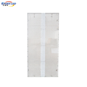 Haute luminosité a mené l'écran <span class=keywords><strong>P7</strong></span>.81mm pixels 4200 lentes 500x1000mm transparent a mené l'affichage de mur - Product Image 6