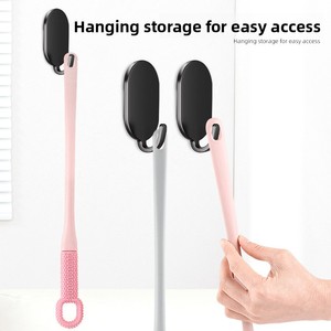 Long-Handle Soft Rubber Cleaning <b>Brush</b> Lazy Foot Washing Device Toe Crevice Keratin Removal Rubbing Foot Bath Toilet Supplies - Product Image 4