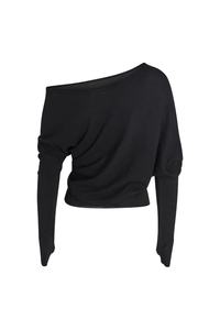 2026 Trendy Y2K Women Solid Casual Two Piece Set off Shoulder Batwing Sweater Top Knitting Embroidered <strong>Low</strong> <strong>Rise</strong> Denim Mini <strong>Skirt</strong> - Product Image 4