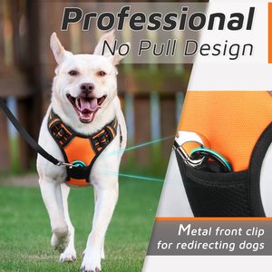 <span class=keywords><strong>Chaleco</strong></span> <span class=keywords><strong>de</strong></span> <span class=keywords><strong>servicio</strong></span> <span class=keywords><strong>de</strong></span> arnés para mascotas sin tirones ajustable sin estrangulamiento con tiras reflectantes y arnés para perros con asa <span class=keywords><strong>de</strong></span> Control para perros grandes - Product Image 2