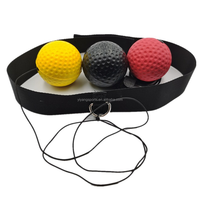 2025 nouveau produit poinçonnage et vitesse balle d'entraînement sportif balles réflexes de boxe avec tête de réaction comprend un bandeau