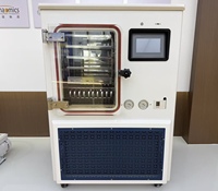 Lyophilisateur compact de laboratoire en acier inoxydable à bas prix, capacité de 2 kg par lot, dégivrage haute température pour séchage en laboratoire