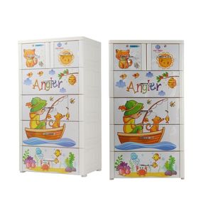 Tủ Ngăn Kéo 5 tầng vui nhộn-Tổ chức Lưu trữ đầy màu sắc và rộng rãi cho phòng tắm phòng ngủ văn phòng tại nhà với thiết kế bền - Product Image 1