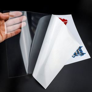 Papier autocollant Yupo imprimable jet d'encre A3 A4, support vinyle transparent, feuille autocollante mate transparente avec support plastique transparent - Product Image 3