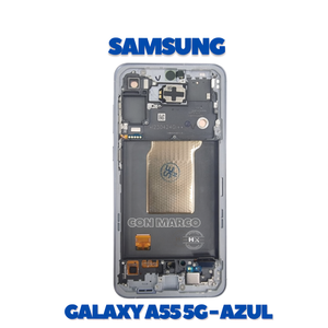 Écran tactile LCD bleu d'origine avec cadre pour Samsung Galaxy A55 5G - Product Image 3