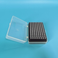 Boîtes et supports pour pointes de pipette moulées par injection OEM personnalisées, pointes stériles/non stériles de marque, emballage avec votre logo, certifié ISO13485