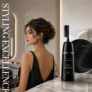 Peigne colorant capillaire tout-en-un CHU·YAN - Application rapide en 10 minutes et distribution uniforme - Product Image 1