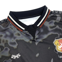 Camiseta de fútbol Reteo de manga larga personalizada, diseño bordado, ropa de calle, camisetas de fútbol holgadas de talla grande
