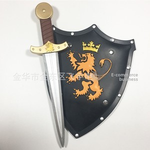 Niños Rey León Cosplay juguete espada escudo arma Combo PU goma niño pequeño escudo de espuma para jugar para Pequeños <span class=keywords><strong>guerreros</strong></span> - Product Image 2