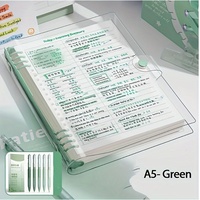 Carnets à couverture souple A5 et B5 personnalisés, avec pochettes détachables, classeurs à feuilles mobiles pour cahiers scolaires, cadeaux