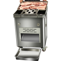 Trancheuse à viande verticale réglable entièrement automatique neuve avec lame de tranche fraîche à fonction manuelle