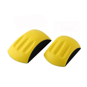 DMS Gancho de mano de 5 pulgadas y bucle Bloque de molienda manual Bloque de lijado en forma de ratón Almohadillas de respaldo para lijadora manual de espuma - Product Image 2