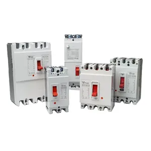 Vinac High quality MCCB Plastic Shell Circuit Breaker Air Switch Breaker AC380V 60A 80A 100A 125A 250A 400A