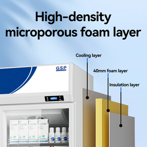 Réfrigérateur médical 800L certifié GSP Armoire <span class=keywords><strong>de</strong></span> <span class=keywords><strong>pharmacie</strong></span> avec affichage numérique - Product Image 4