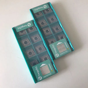 Plaquette de tournage en carbure TaeguTec CNMG120408MT CT3000 revêtue de PCD/PCBN pour tours CNC, applications de tournage de métaux haute performance - Product Image 2