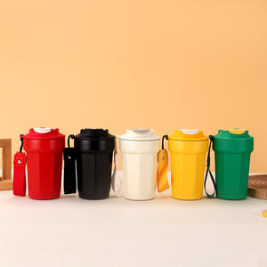 Personalizado <span class=keywords><strong>Wow</strong></span> Octogonal Coffee <span class=keywords><strong>Cup</strong></span> 316 Aço Inoxidável Vacuum Isolated Handle para Viagens Office Use Modern Business Gift <span class=keywords><strong>Cup</strong></span> - Product Image 2