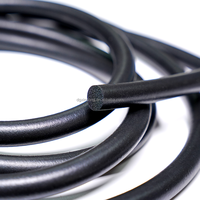 Bande d'étanchéité ronde extrudée en caoutchouc mousse EPDM solide sur mesure pour l'étanchéité industrielle
