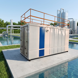 Station d'épuration des eaux usées conteneurisée portable 5m³/jour – Système écologique de traitement des eaux usées pour la construction de camps isolés - Product Image 1